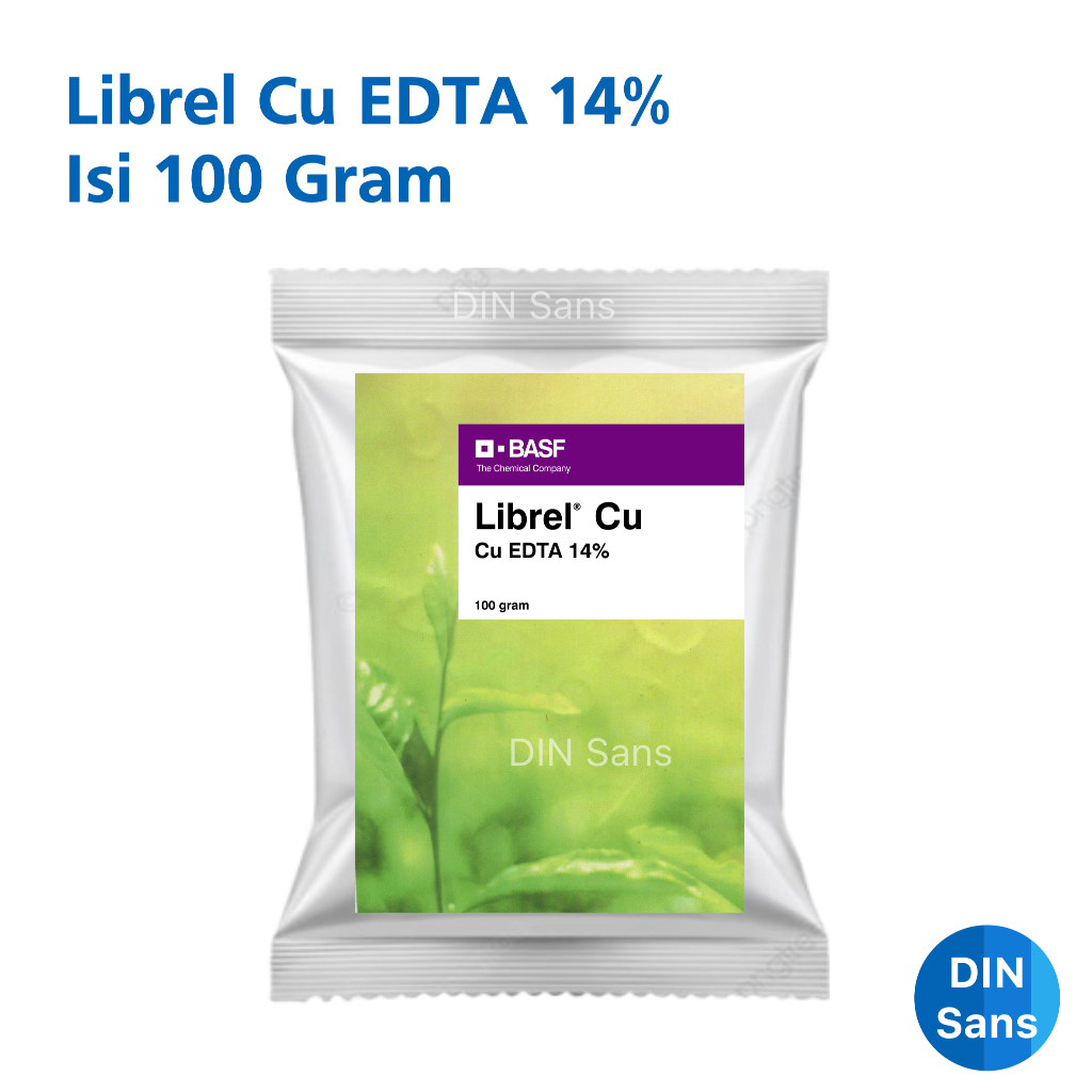 Librel Cu EDTA 14% BASF Pupuk Mikro Isi 100 Gram