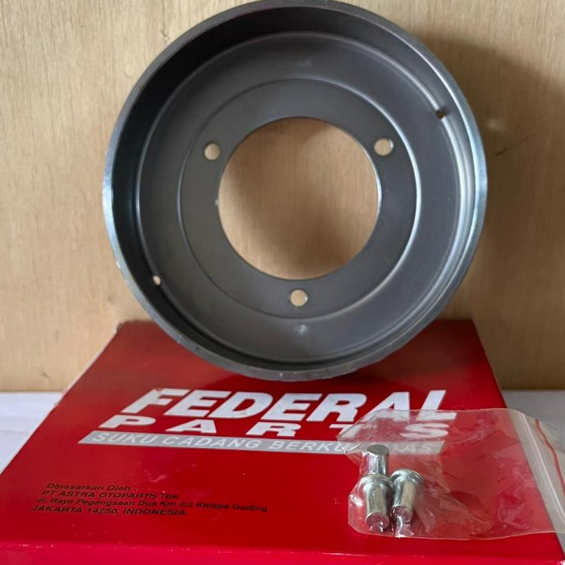 FEDERAL Rumah Mangkok Kopling Ganda | Outer Comp Clutch Honda Grand Legenda Supra X Fit New Astra Ot