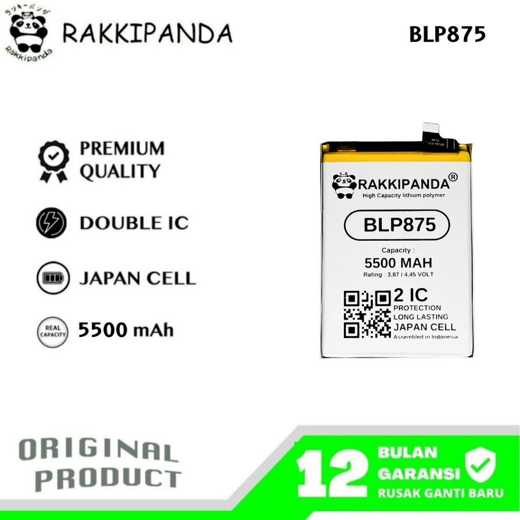 RakkiPanda - BLP875 Realme C55 / Realme 9 5G / Narzo 50 Batre Batrai Baterai