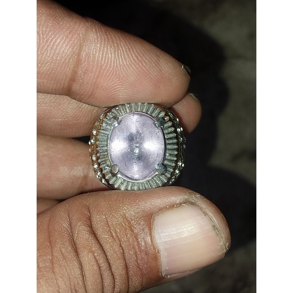 Natural kecubung ungu muda/janda muda