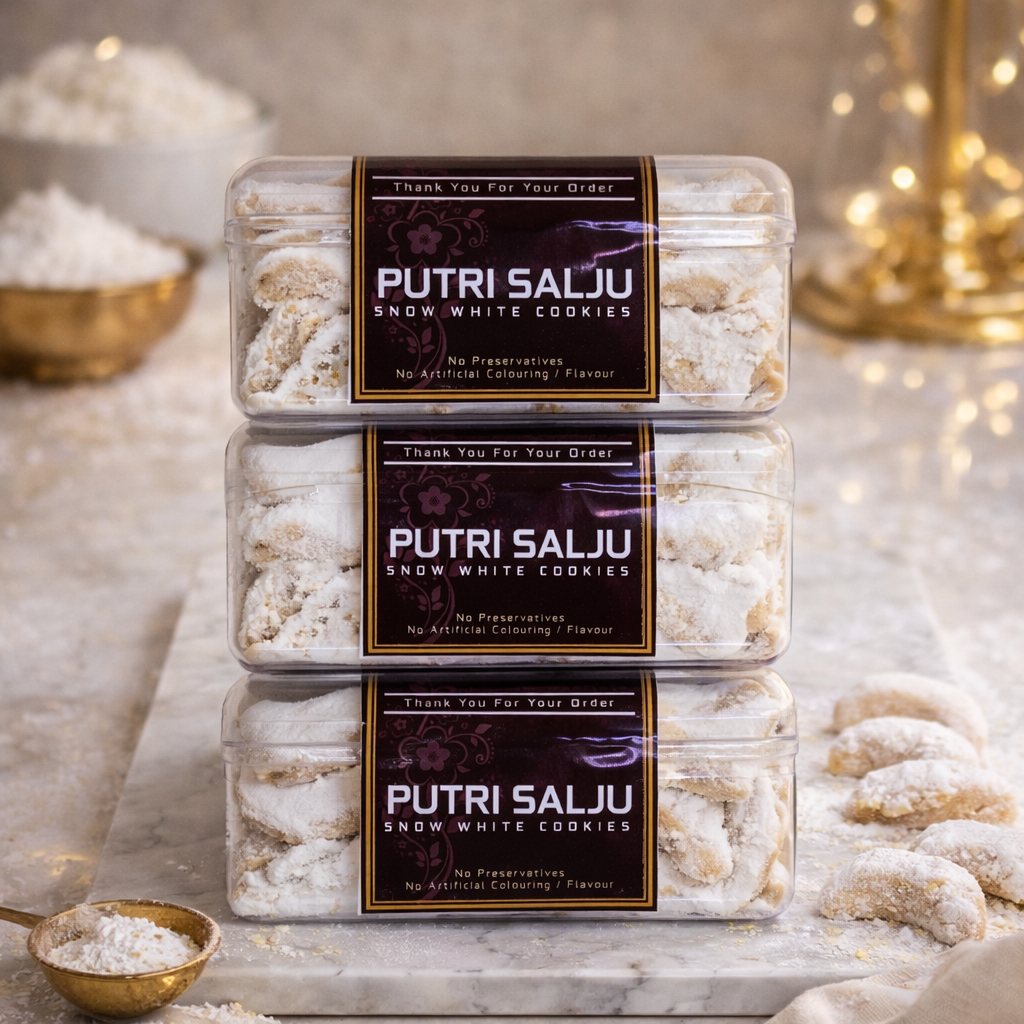 PUTRI SALJU Kacang Mede Triple Cheese Edam Parmesan Cheddar Premium Butter Wisman | Kemasan Hardtop 350gr & Jar 750ml | Kue Kering Lebaran by RaMaChef