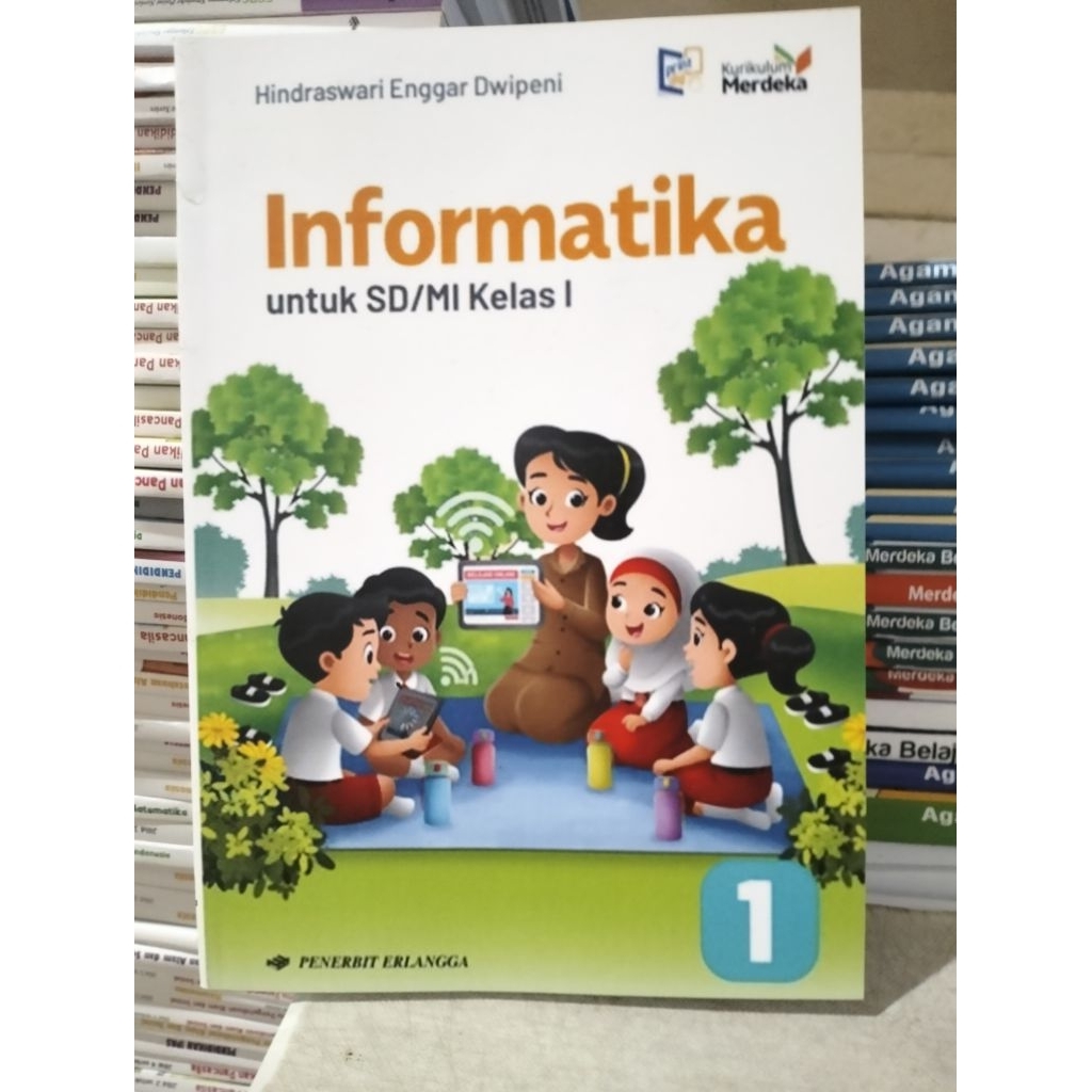 buku informatika kelas 1 SD Erlangga