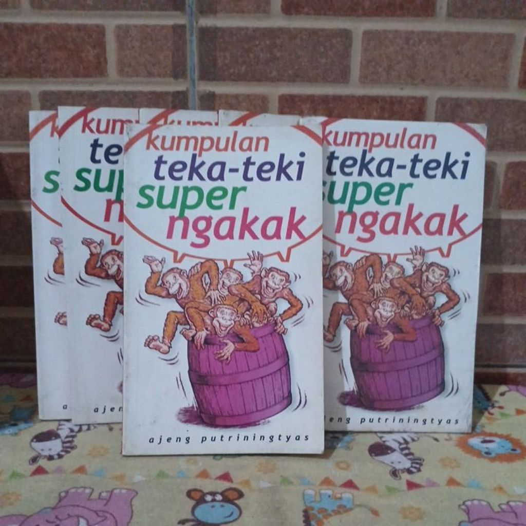 BUKU KUMPULAN TEKA-TEKI SUPER NGAKAK BEKAS ORIGINAL