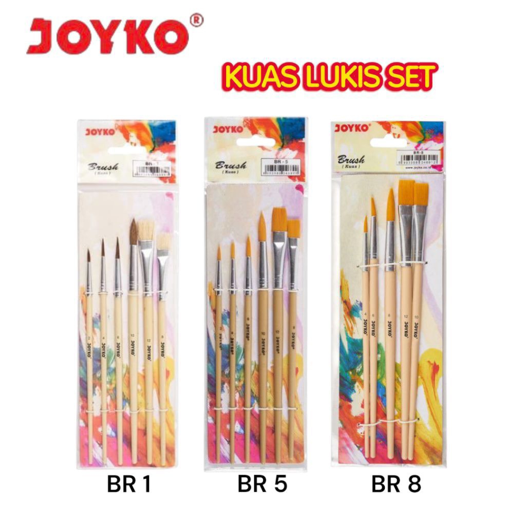 Joyko Brush Kuas Lukis 1set