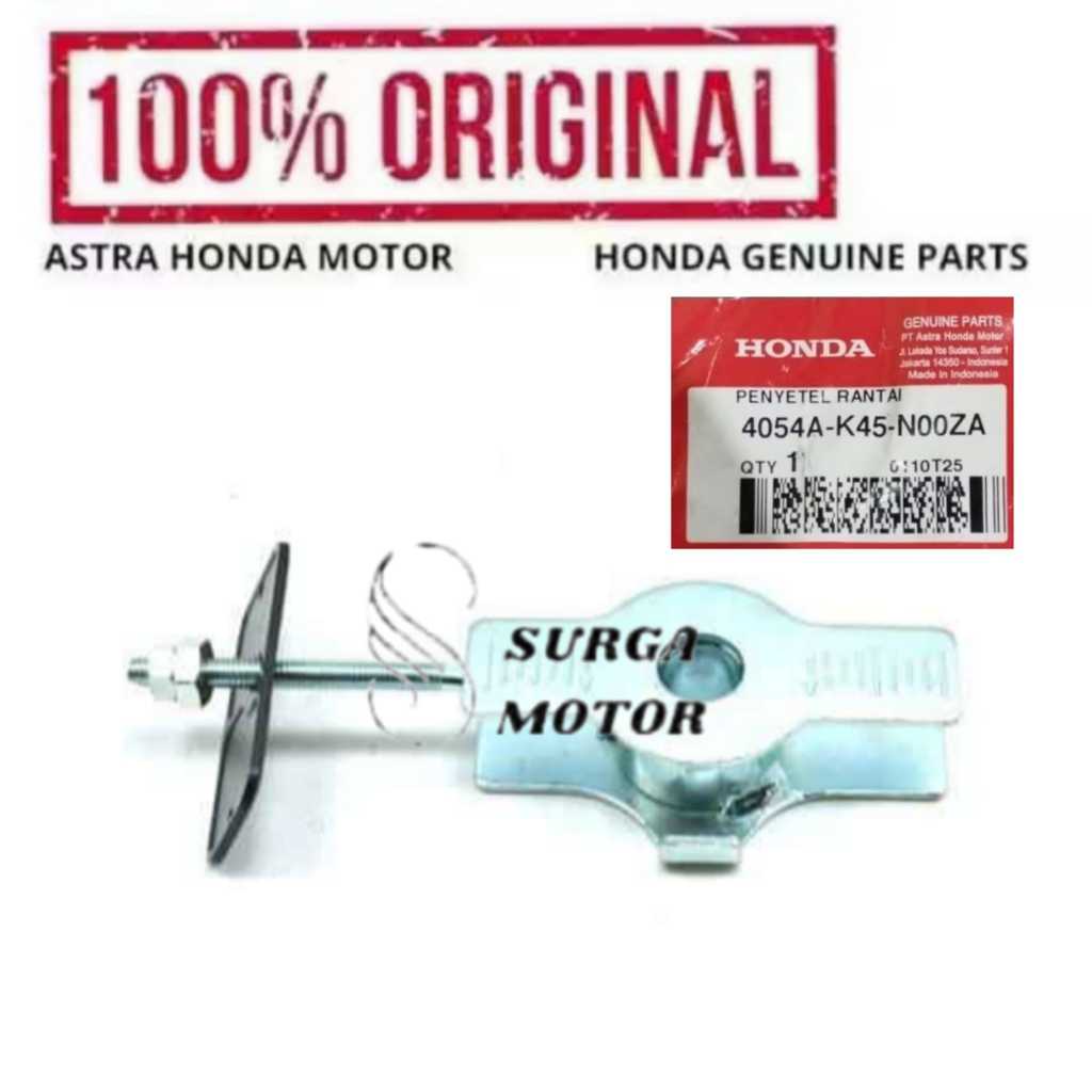 Setelan Rantai Honda CBR150R CBR 150 R 150R 4054AK45N00ZA 4054A-K45-N00ZA Adjuster Comp Chain Assy o