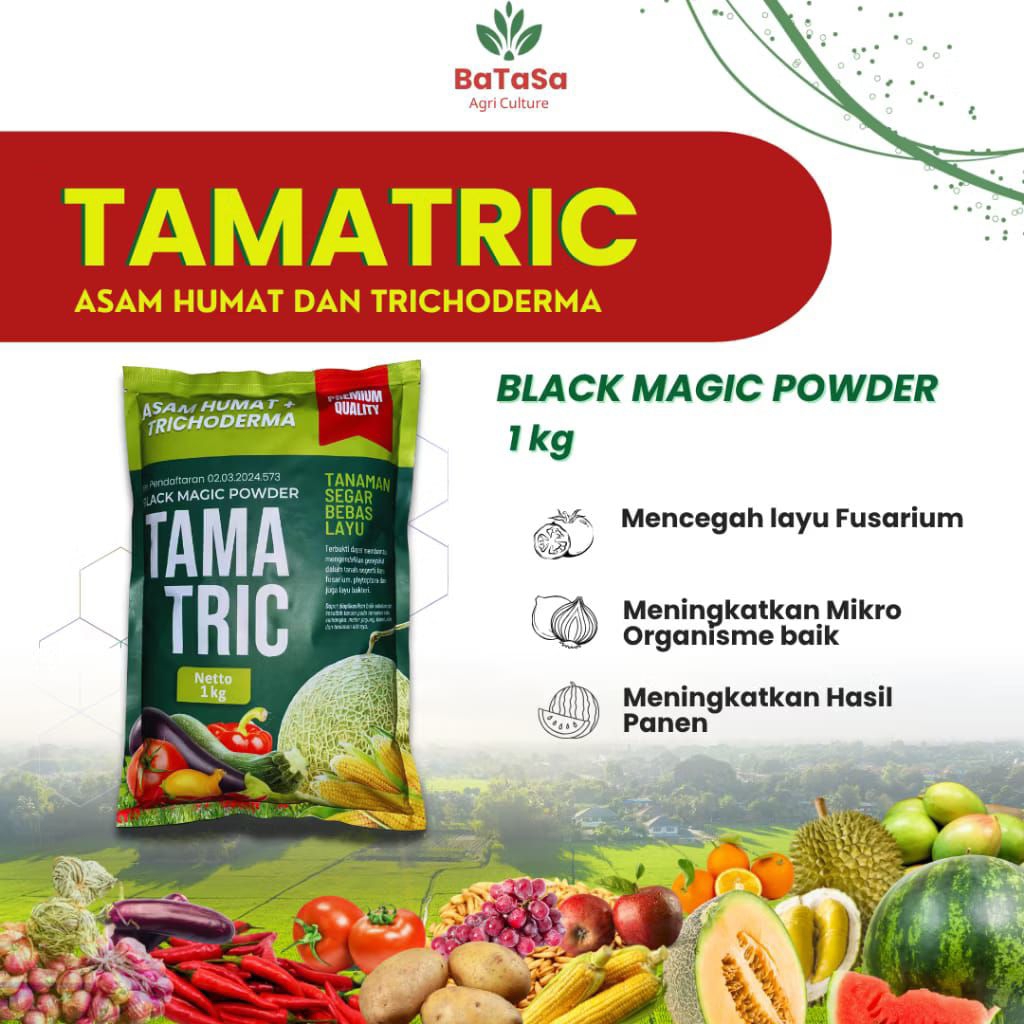 1 Karton 20 pcs TAMATRIC 1 Kg Asam Humat dan Trichoderma