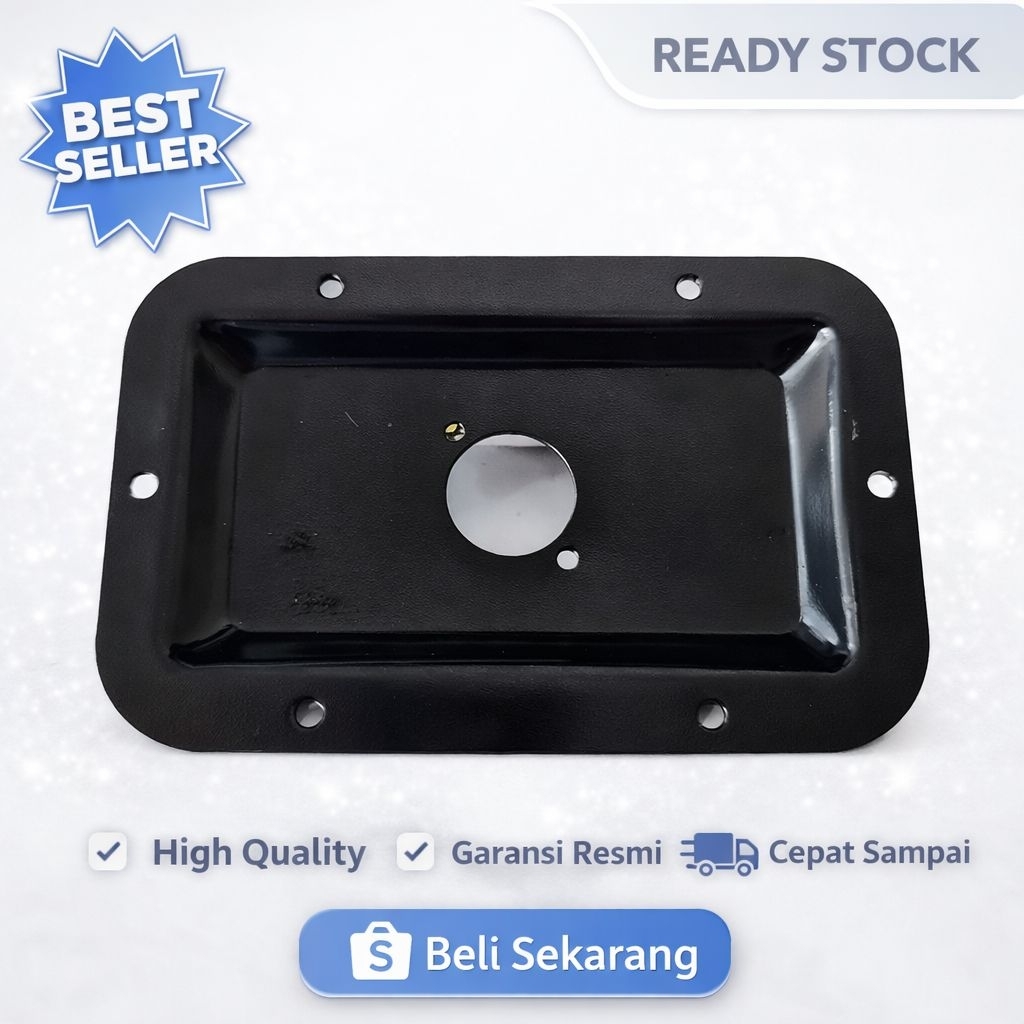 PLAT SPIKON KOTAK UK 9 X13 CM ( 1 LUBANG ) BAHAN PLAT BESI