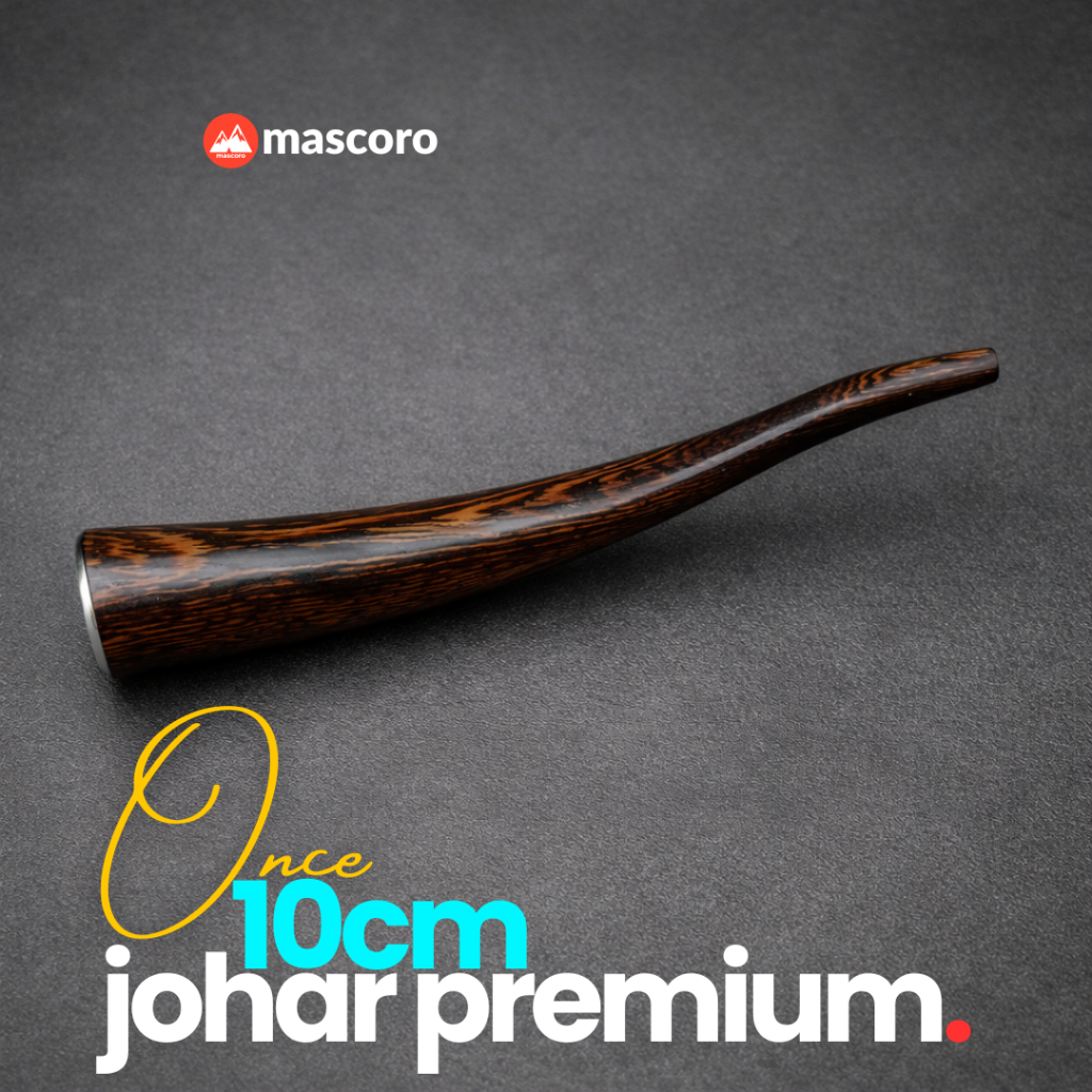 Pipa Rokok Kayu Johar Handmade 10cm Multi Diameter - cocok untuk berbagai macam seperti Mild, Kretek