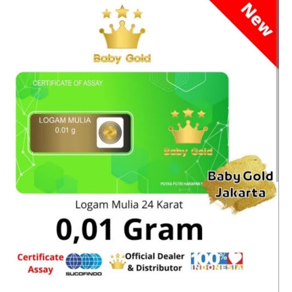 Emas Istimewa 0.01 Gram Asli
