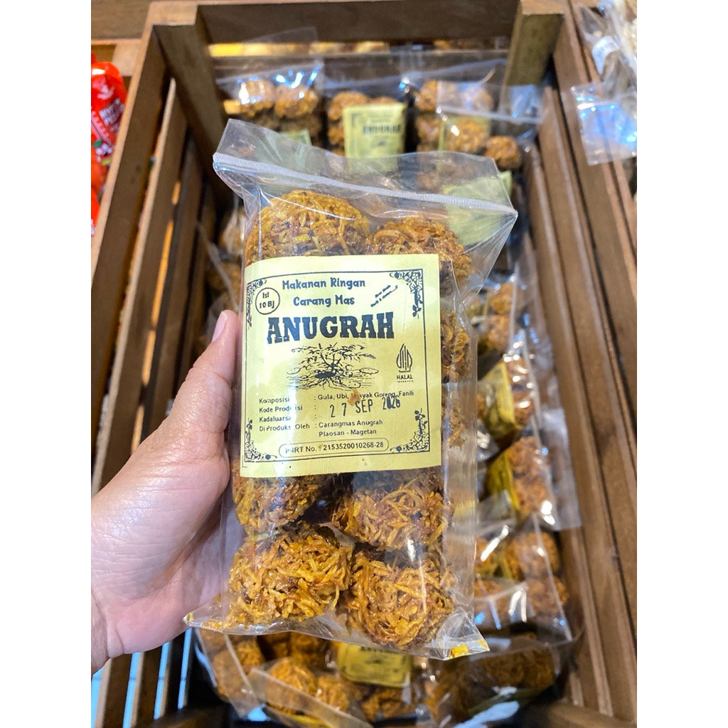 makanan CARANG EMAS MANIS / WALANGAN MANIS GULA MERAH