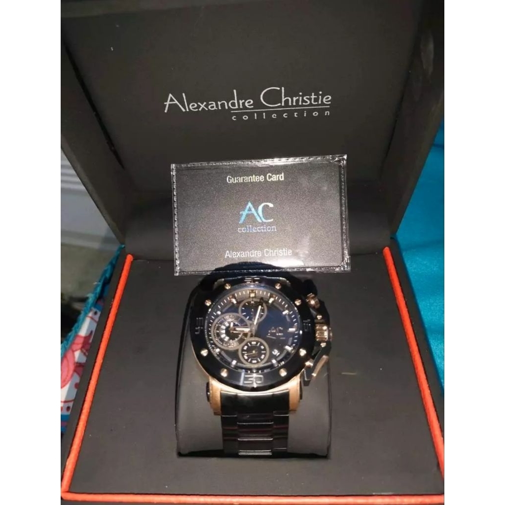 Jam tangan Alexandre Christie pria 9205