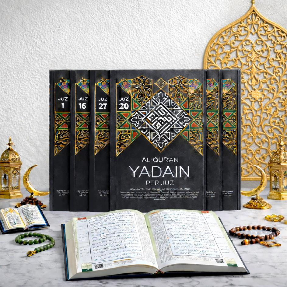 Al Quran Mujazza Per Juz Yadain Terjemah Tajwid Warna ukuran A5 - Al Quran Hafalan Per Juz Terjemah