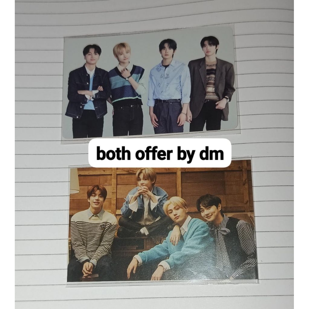 [BACA DESK] WTS Official Photocard ENHYPEN ASTRO BTS NCT Lemonilo Dicon Album Kpop Idol Boygroup Mur