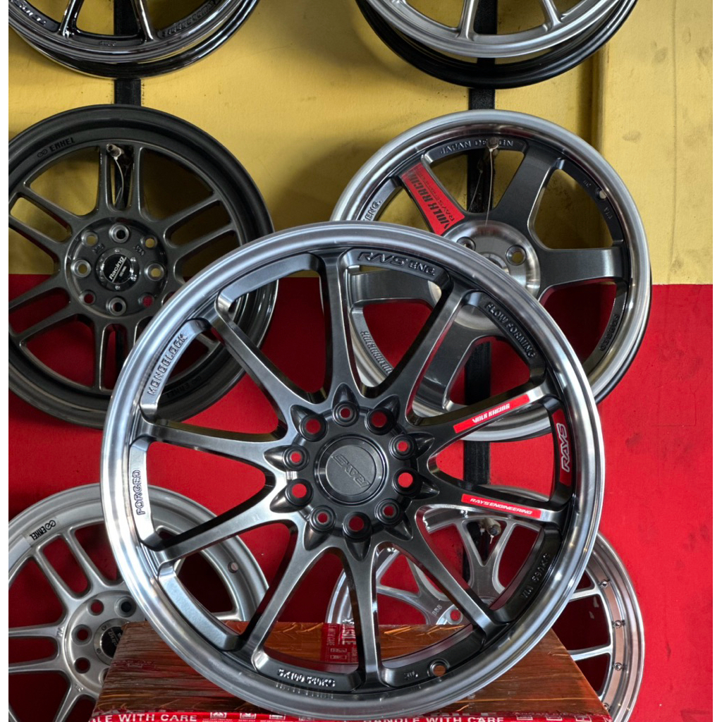 Velg CE28 Hyper Black Lip Polis R18 Kondisi Baru