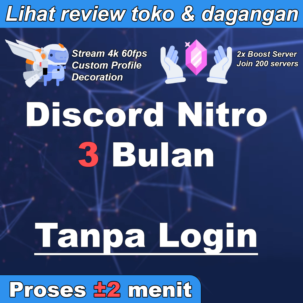 Discord Nitro - Tanpa Login ( Proses 2 Menit )