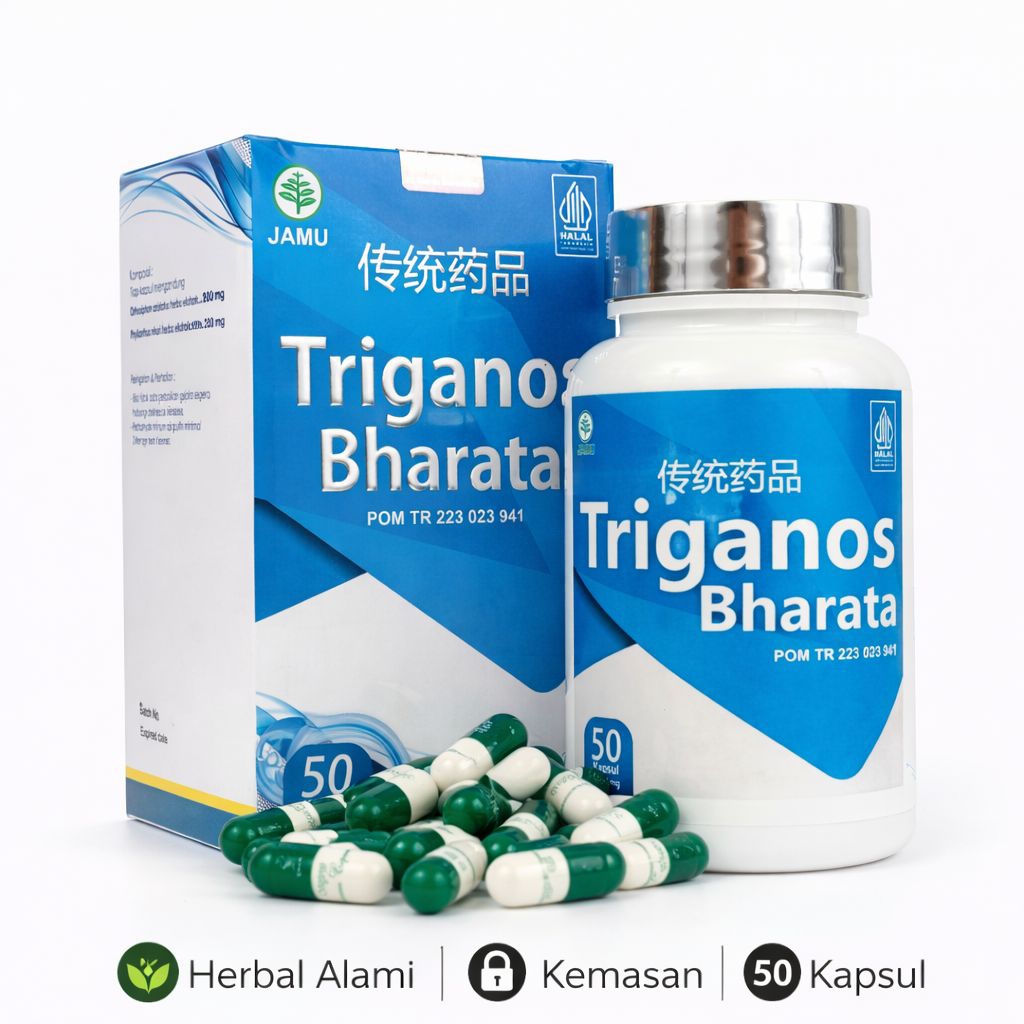 Triganos Bharata Herbal Pendamping Kesehatan Pria Wanita Sipilis Gonore Kencing Nanah Herpes HIV