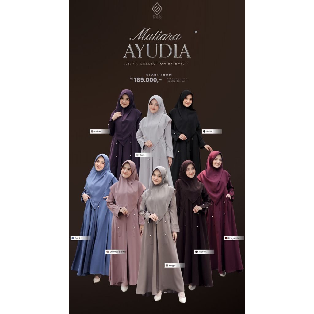 Mutiara Ayudia|Abaya Simple