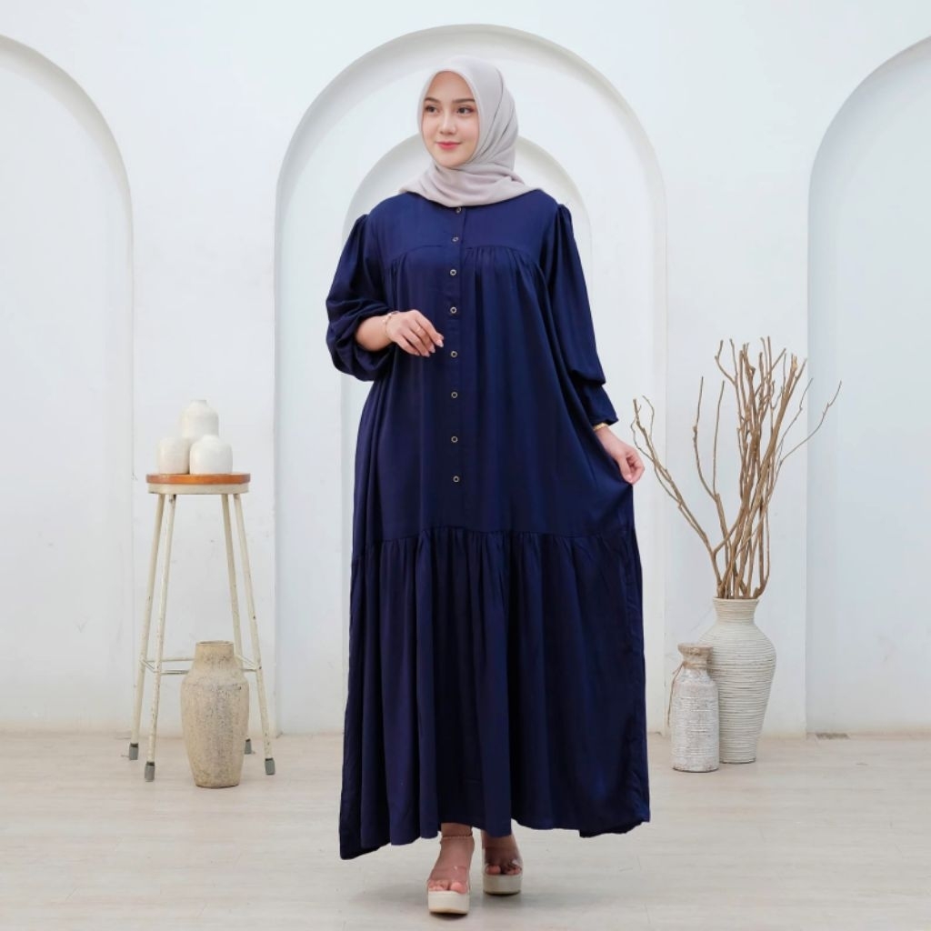 GAMIS DRESS JUMBO ORI TWILL RAYON LD 120