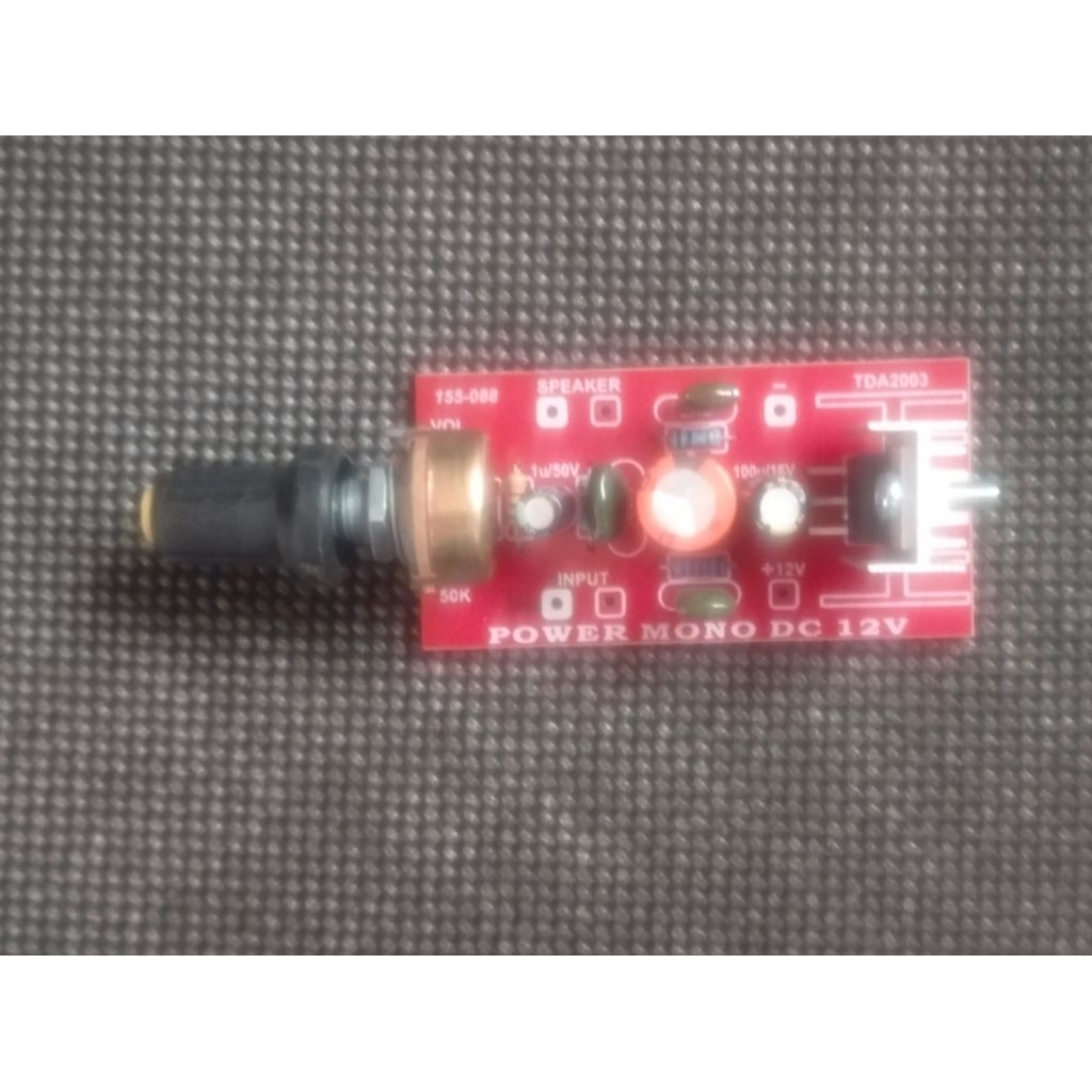 power amplifier kono tda2003 knop