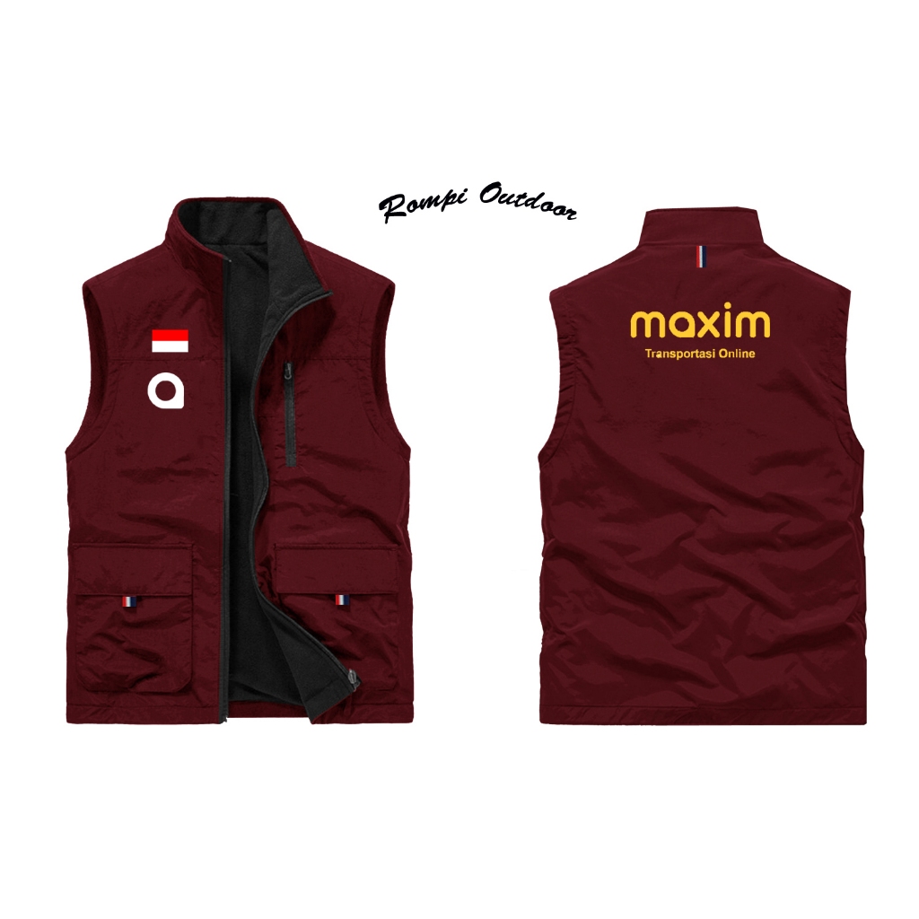 Rompi Outdoor MAXIM | Rompi MAXIM Transportasi Online | Jaket MAXIM Original