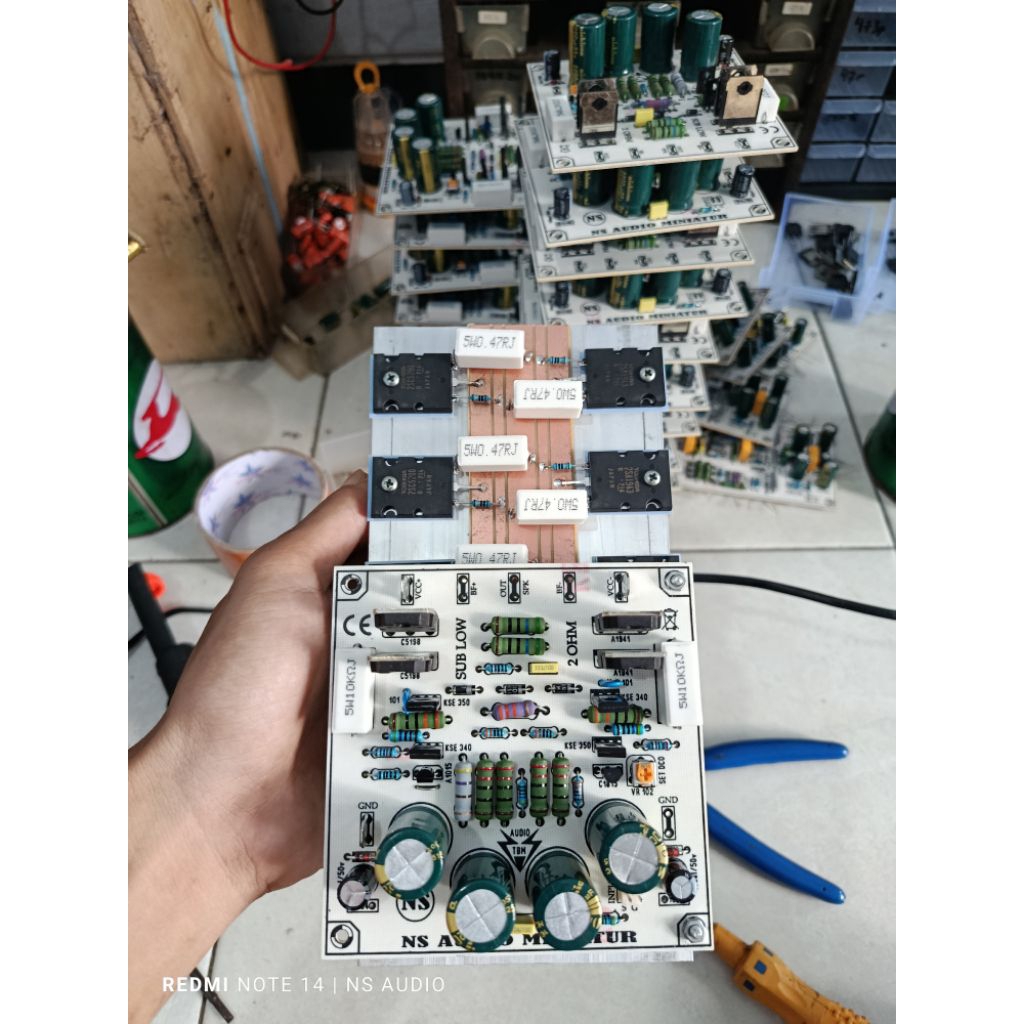 Driver TBM LOW SUB PLUS TRANSISTOR FINAL/ TBM SUB LOW 2ohm Plus TR Final 3set.