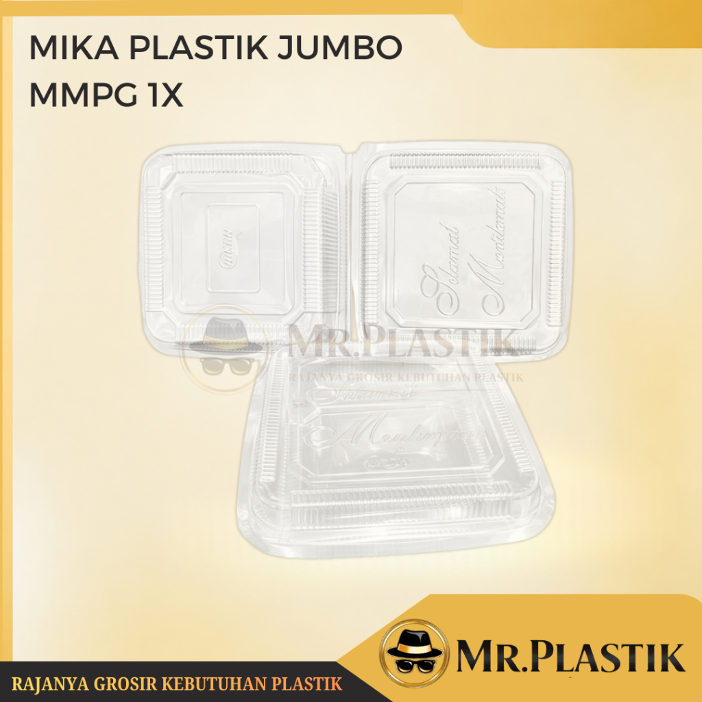 Mika Plastik Jumbo MMPG 1X | Mika Kue Makanan Ukuran 1X