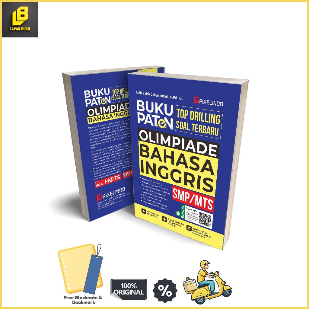 Buku Paten Olimpiade Bahasa Inggris SMP/MTs Terupdate