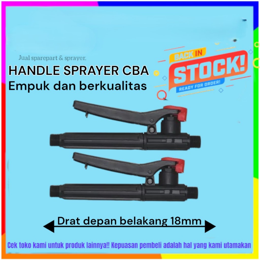 Handle Kran Tangki Sprayer CBA Elektrik dan Manual