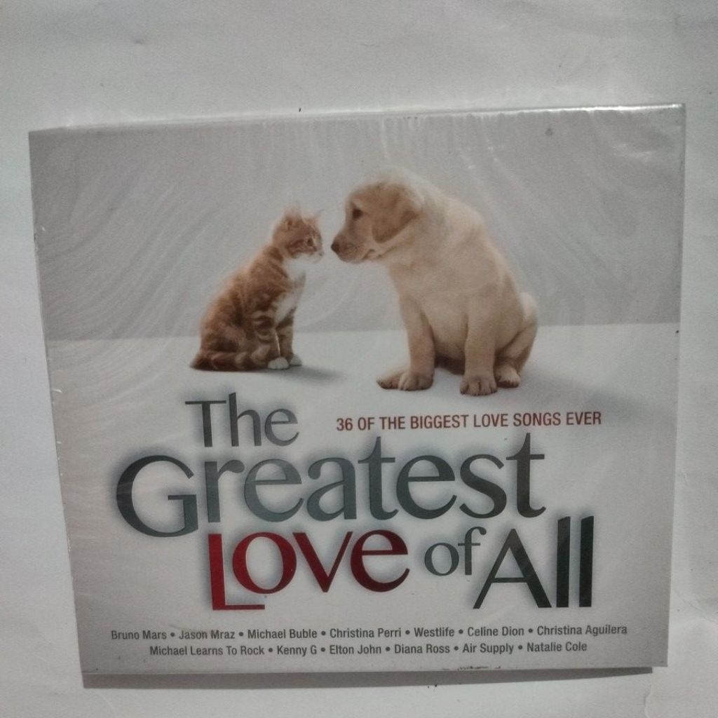 CD THE GREATEST LOVE OF ALL MICHAEL LEARNS TO ROCK CELINE DION ROXETTE BRUNO MARS THE CORRS