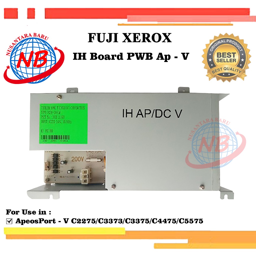 Board PWB IH For Fuji Xerox AP-VC2275 / C2276 / C3373 / C3374 / C3375 / C3376 / C4475 / C4476 / C557