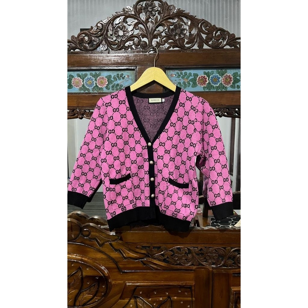 preloved cardigan pink