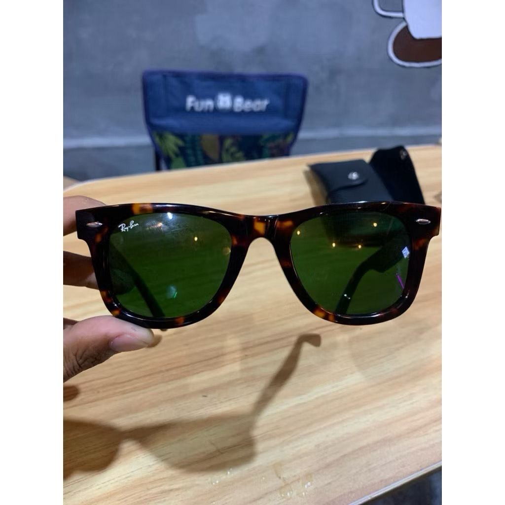 Kacamata Rayban Wayfarer RB2140 Size 50 Glossy Secen Ori