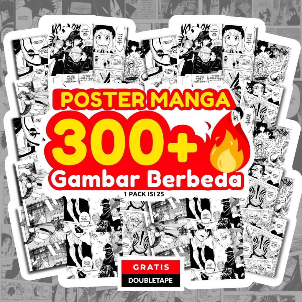 RP3 - Poster Manga One Piece Jujutsu Kaisen Haikyuu Kaoru Sakamoto Wind Breaker Tokyo Ghoul Kimetsu 
