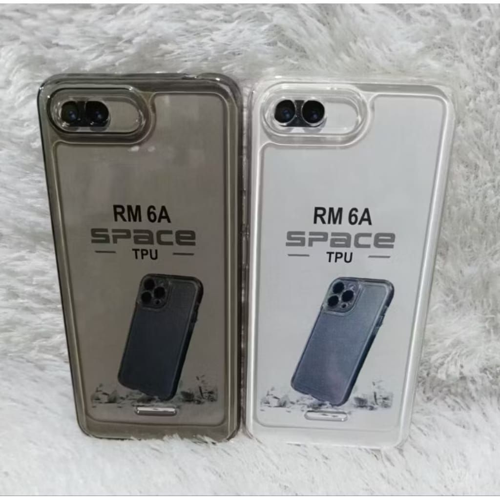 SoftCase Casing Clear Redmi 6A Silikon Bening Transparan TPU Pelindung Belakang hp
