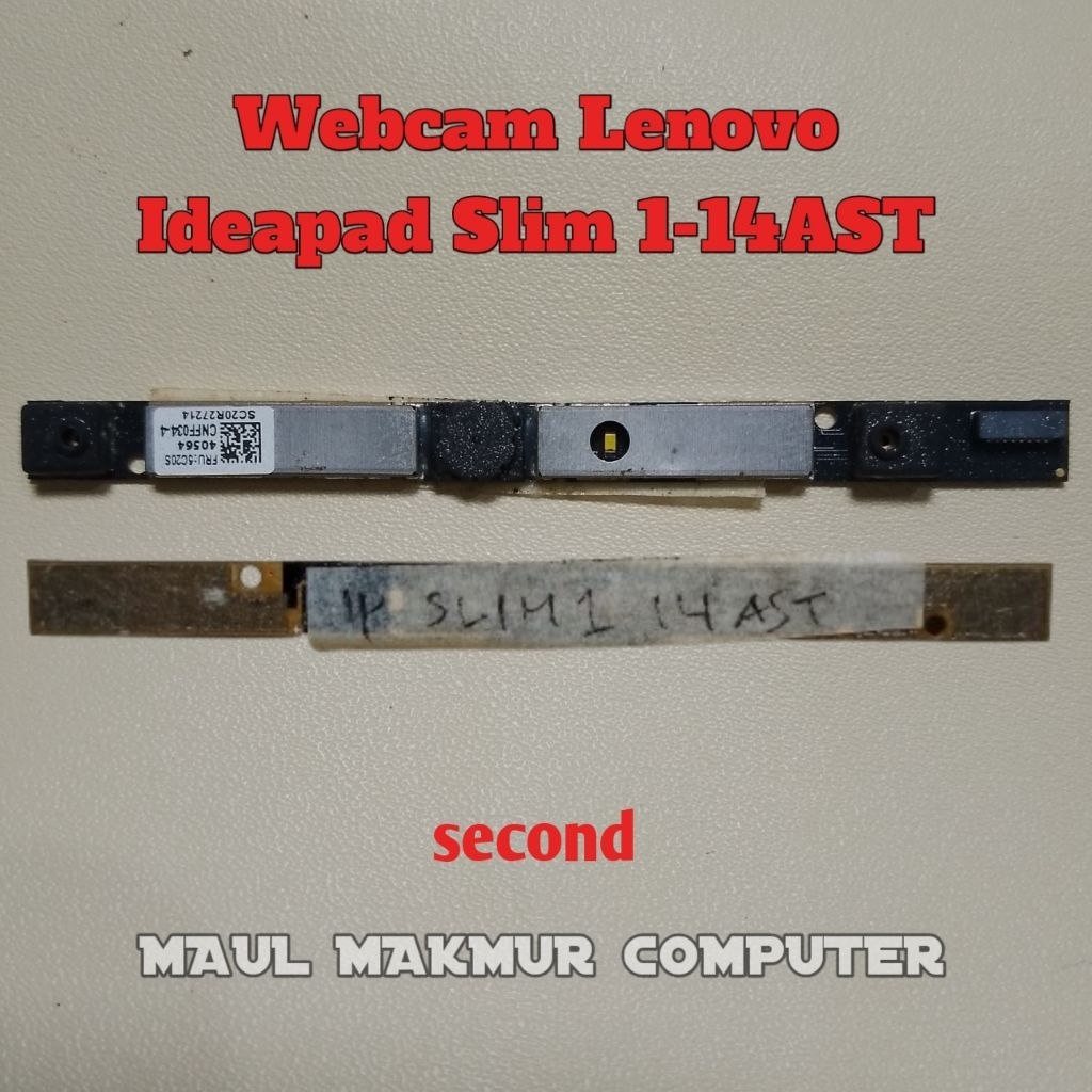 Webcam Camera Internal Laptop Lenovo Ideapad Slim 1-14AST Original Replacement