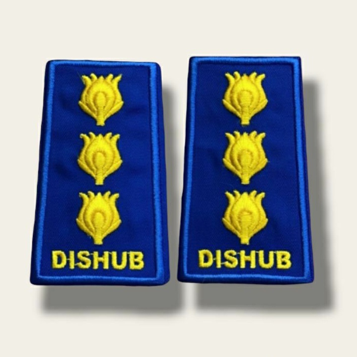 PANGKAT KEMENHUB DISHUB BORDIR PANGKAT PUNDAK 3D 4A 4B PANGKAT EVOLET BORDIR RAPI