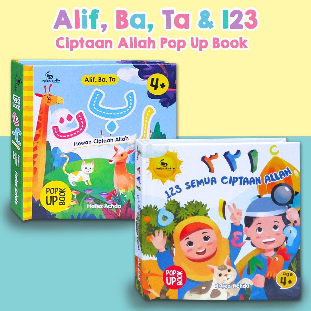 Alif Ba Ta Hewan Ciptaan / 123 Semua Ciptaan Allah Allah Pop Up Book