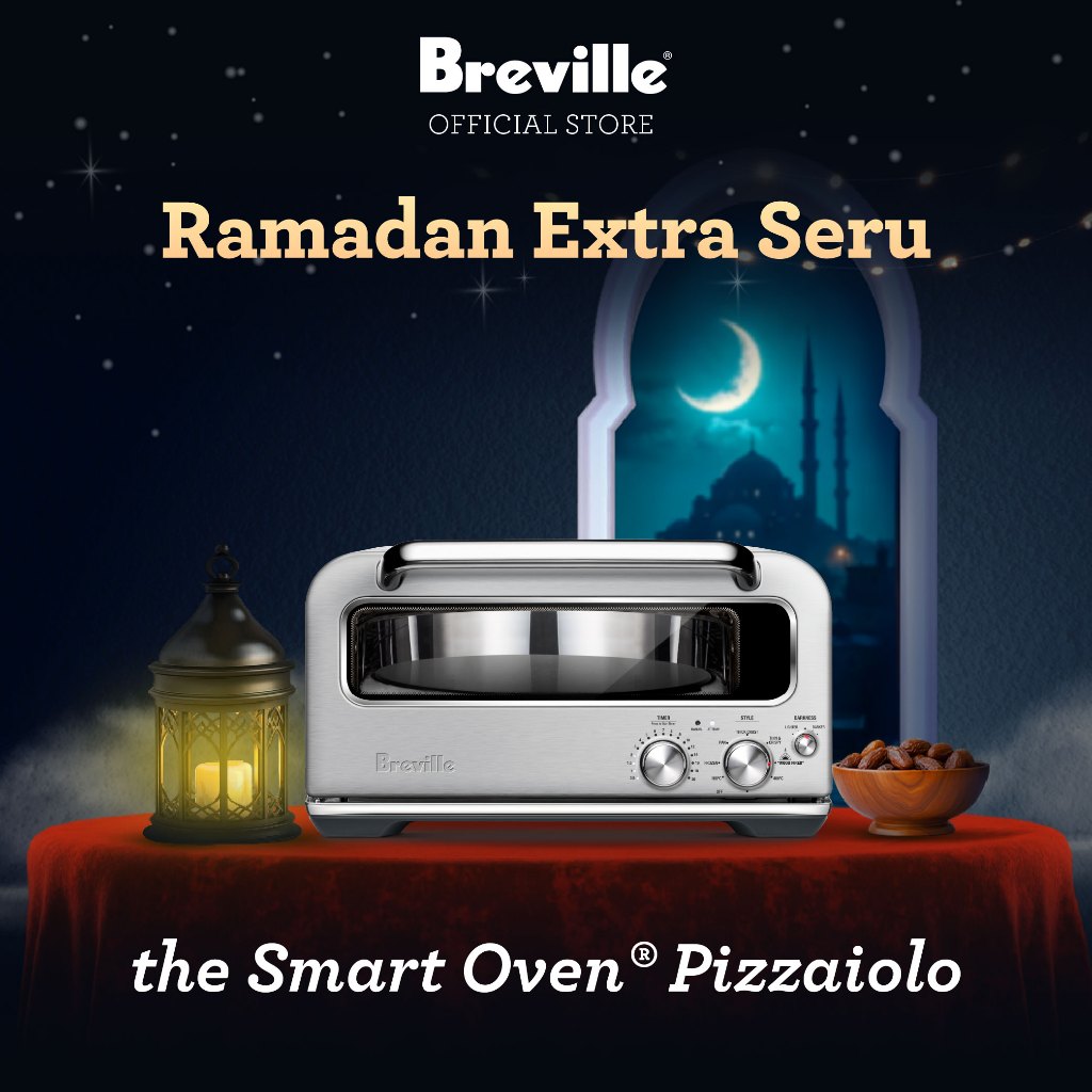 Breville Pizzaiolo - Oven Pemanggang Pizza Stainless Steel