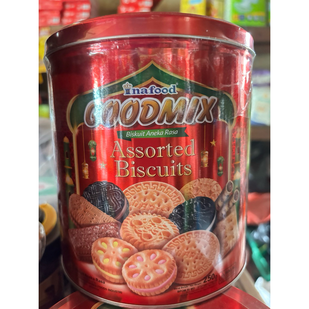 Jajan lebaran inafood good mix Assorted biskuit 250gr biskuit aneka rasa