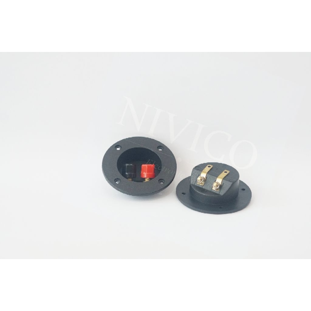 TERMINAL SPEAKER BULAT SPICON BOX SPEAKER KOTAK 2 IN 1 untuk Audio dan Speaker