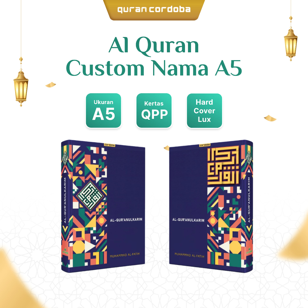 Cordoba Al Quran Custom Nama Ukuran A5 - Custom Cepat