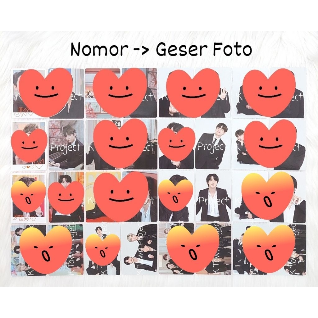 [READY - CLEARANCE SALE] BTS PTD PERMISSION TO DANCE ON STAGE MINI PHOTOCARD SET SPECIAL JUNGKOOK TA