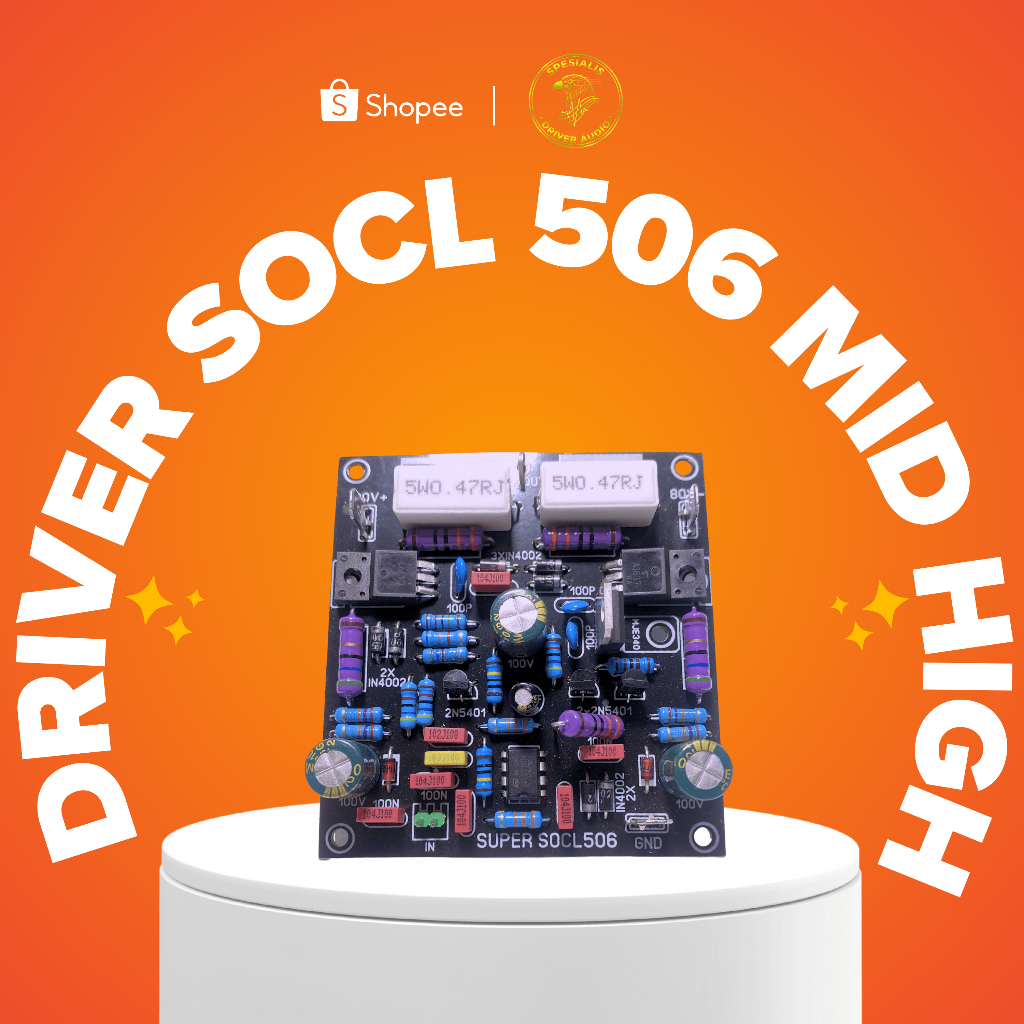 Kit Driver Socl 506 Modif Mid High Clarity Siap Pakai komponen Berkualitas