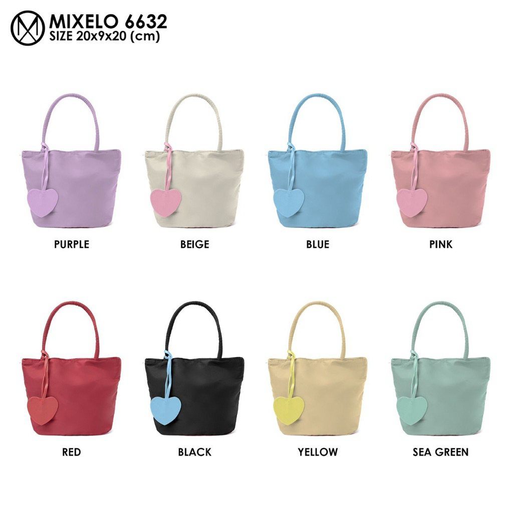 Tas Fashion Mixelo Bahan Satin Parasut Import #mixelo6632