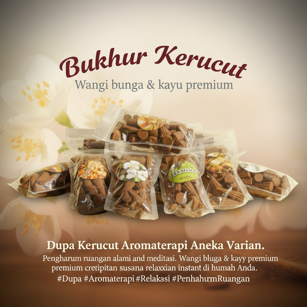 Buhur Kerucut Premium Aroma Alami Buhur Kerucut Alami