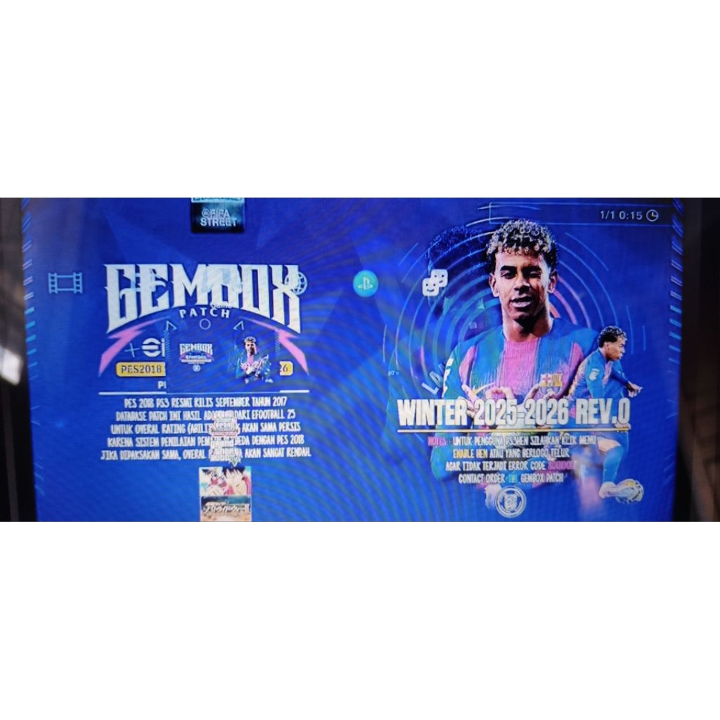 PES Gembox Winter Terbaru PS3