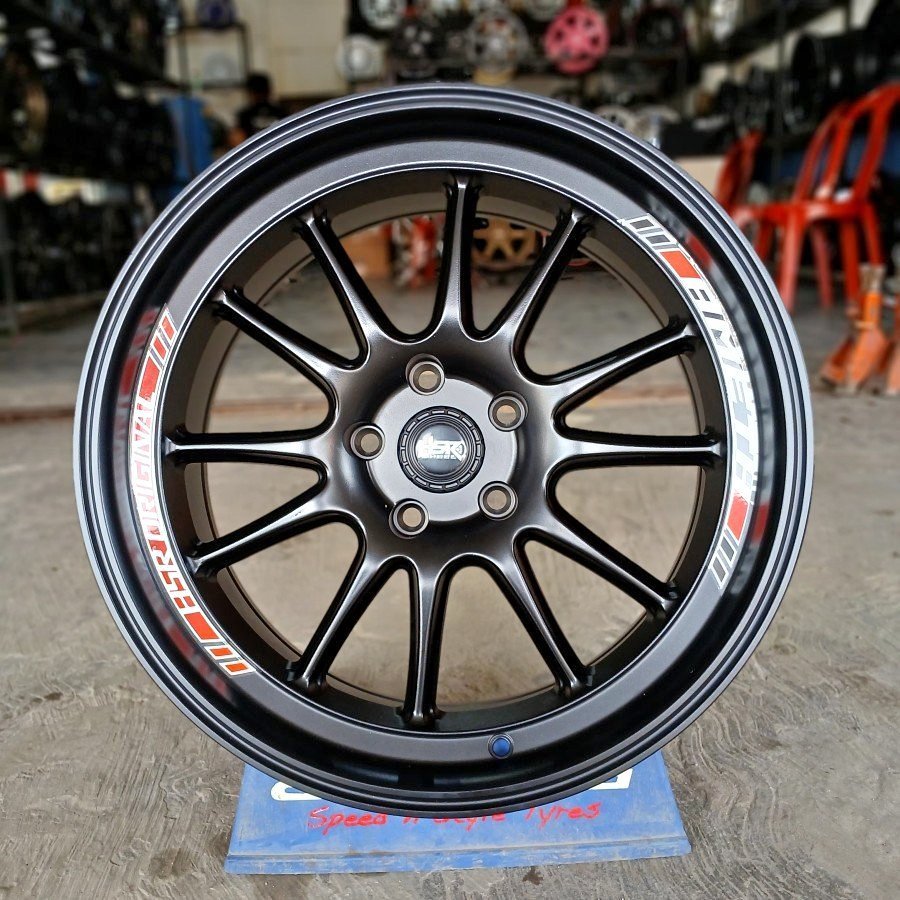 Velg Racing HSR AMETH Ring 17 Lobang Baut 5 Untuk Mobil Inova Terios Hrv Rush