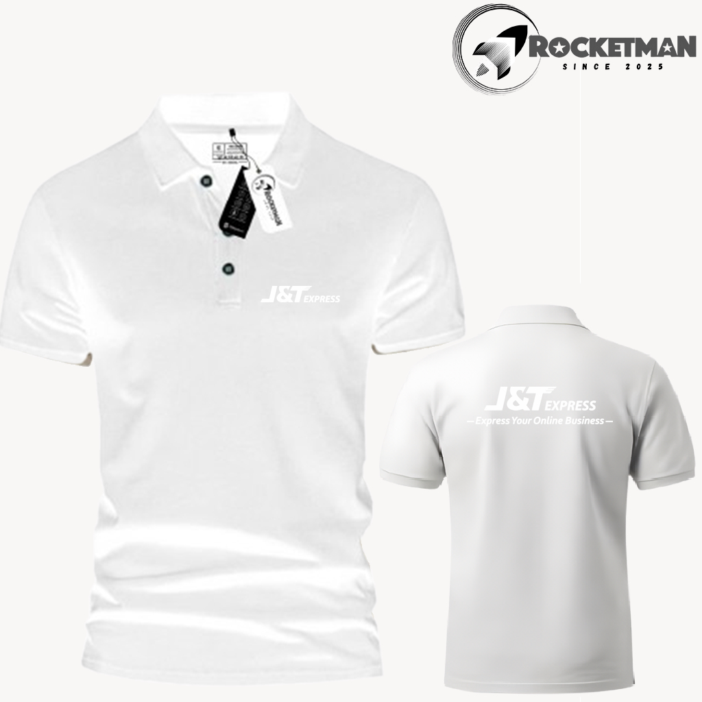 Poloshirt Pendek JNT-Express Premium Baju Kerah Pria Wanita Dewasa Seragam Cewek Cowok Import Murah Pakwa Distro