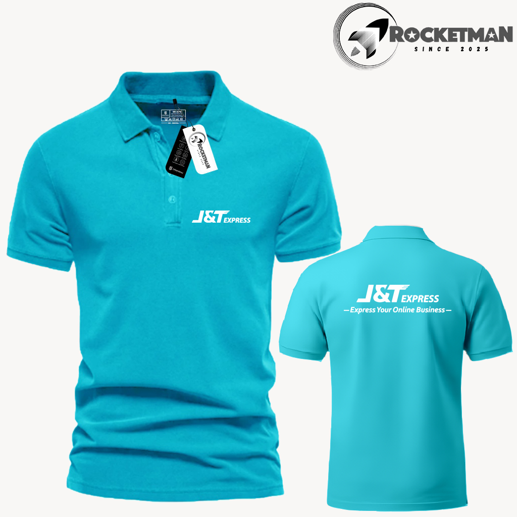 Poloshirt Pendek JNT-Express Premium Baju Kerah Pria Wanita Dewasa Seragam Cewek Cowok Import Murah Pakwa Distro