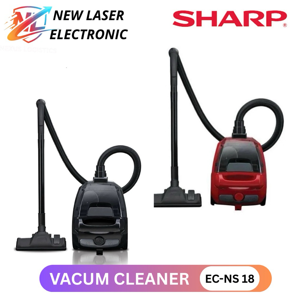 VACUM CLEANER SHARP EC NS18 BK/RD